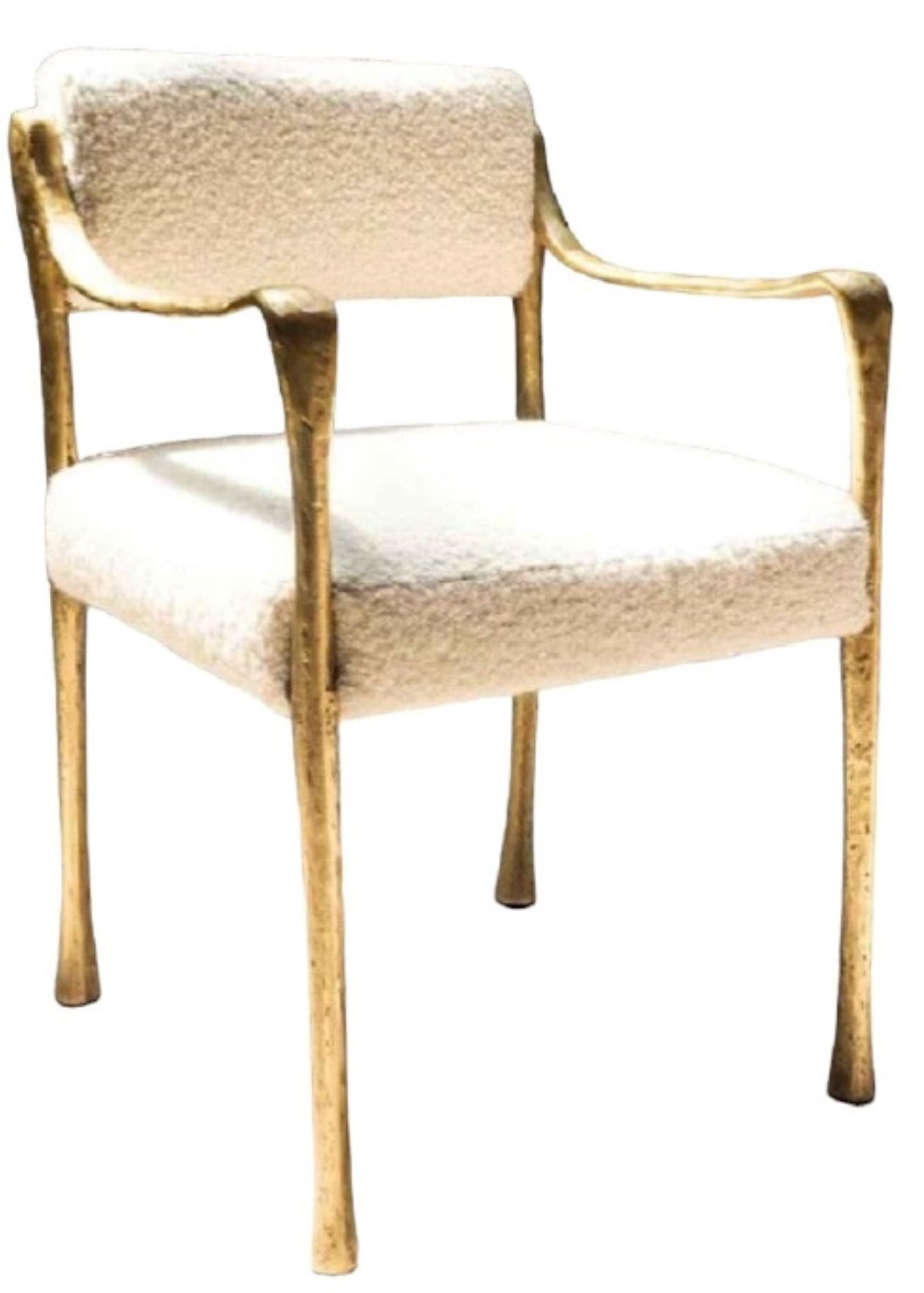 ARMS CHAIR BRASS / ALUMINIUM